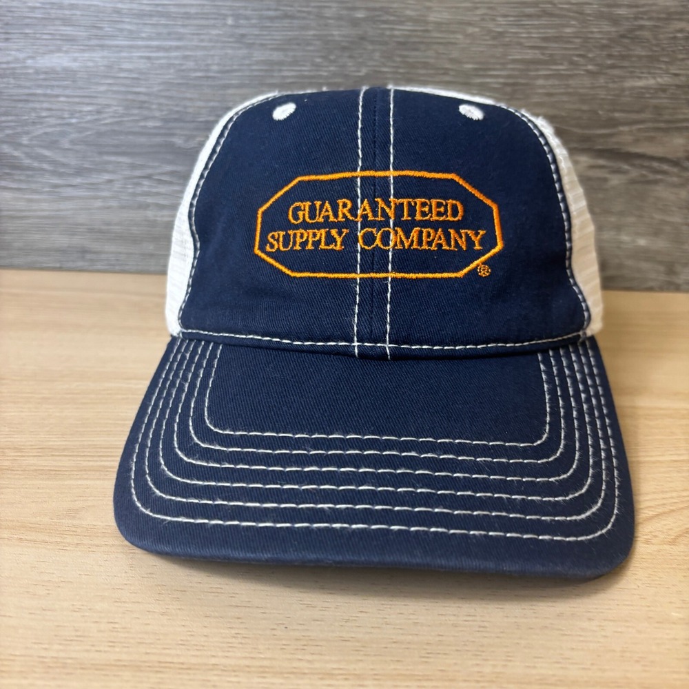 Guaranteed Supply Company Hat Cap Snap Back Blue Outdoors Adjustable